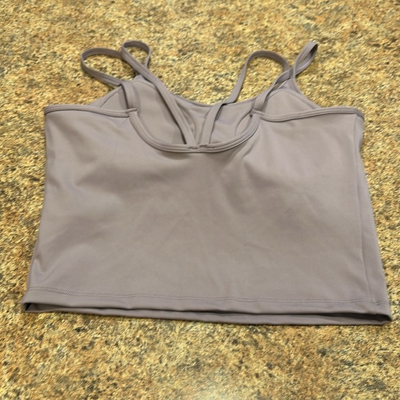 Lily&Lottie Womens Shapewear Bra Lilac Size XL Sports Bra/Tank Rounded Neckline - Picture 6 of 6